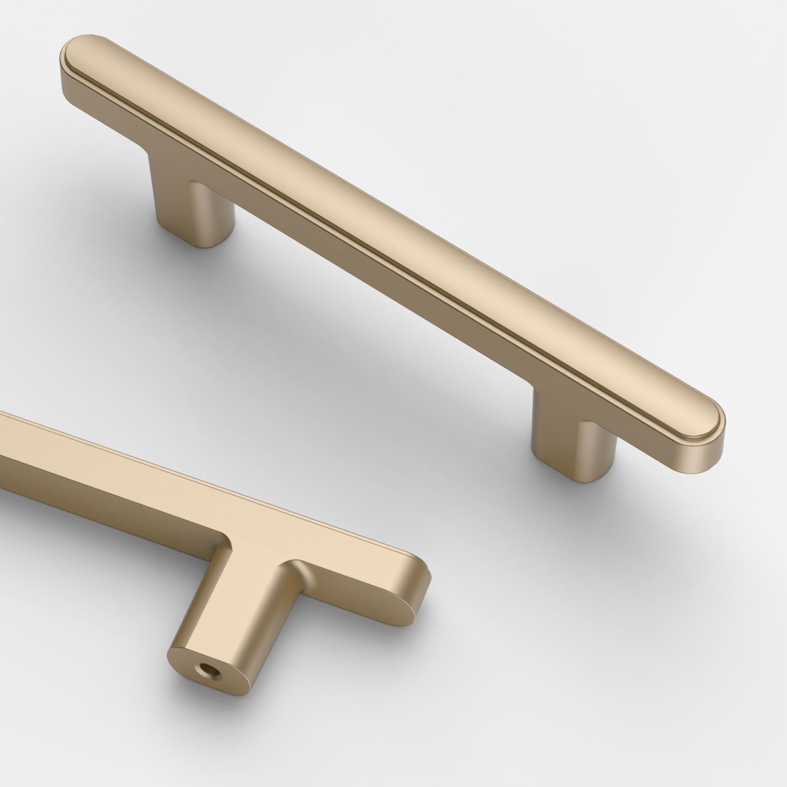 Photo 1 of Asidrama 10 Pack 3 Inch(76mm) Champagne Copper Cabinet Pulls - Kitchen Cabinet Hardware for Cupboard Drawer Pulls
