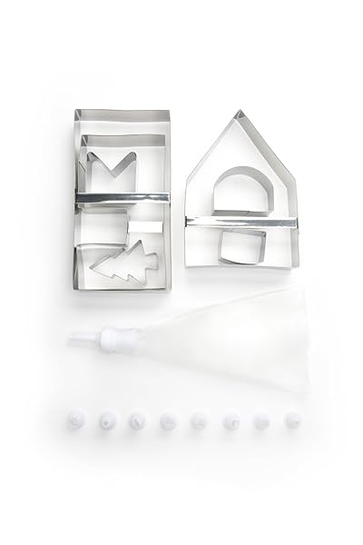 FOX RUN GINGERBREAD HOUSE COOKIE CUTTER BAKE SET