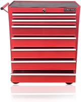 US PRO Red Steel Tool Chest Roller Cabinet 7 Drawers Work Storage Box view 6