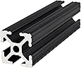80/20 Inc., 1010, 10 Series, 1" x 1" T-Slotted Extrusion x 97" Black