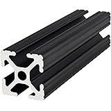 80/20 Inc., 1010, 10 Series, 1" x 1" T-Slotted Extrusion x 97" Black