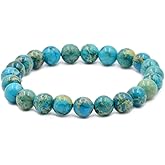 AD Beads Natural Gemstone Round Beads Stretch Bracelet Healing Reiki 8mm