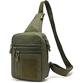 WCALULEG Concealed Carry Crossbody Gun Bag for Men, Ccw Sling Bag Tactical Shoulder Chest Pack Range Bags for Handguns