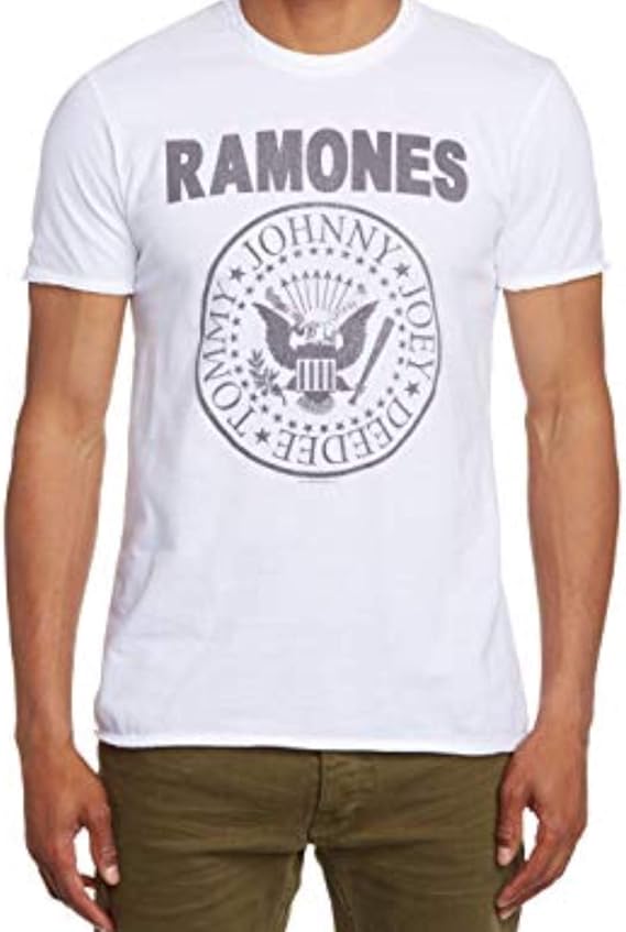 Official T Shirt RAMONES Vintage Distressed Seal Logo Burnout All Sizes