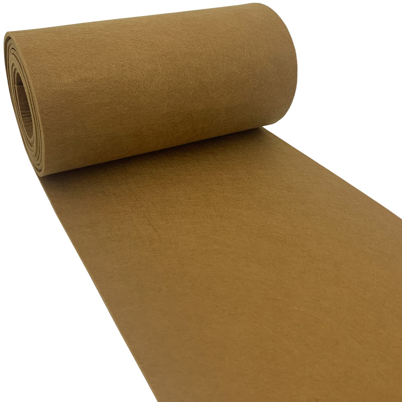 aufodara Felt Fabric 150x40cm, 3mm Thick Polyester Felt for Felt Table Mats, Bags, DIY Craft Patchwork Sewing (Brown)