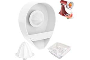 Juicer Attachment Compatible With KitchenAid Stand Mixer, QJH-17 Kitchen Accessories and Attachments for Stand Mixer Part JE Used to Squeeze Grapefruits, Lemons, Oranges, Limes and Other Fresh Citrus Fruits