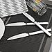 Doryh Dinner Knives, Stainless Steel Table Knives, 9-Inch, Set of 12, F