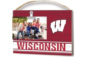 KH Sports Fan Team Colore Wisconsin Badgers Clip Logo Photo Frame, (1001103538)