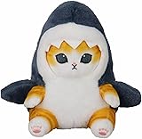 Shark Cat Plush Toy, Cute Fried Shrimp Shark