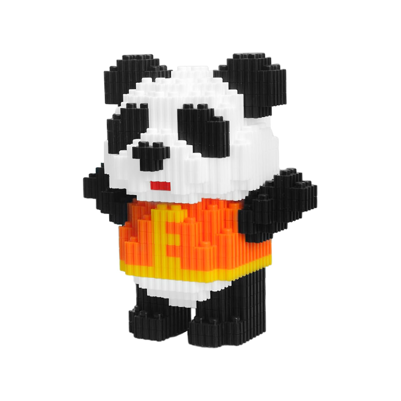 Larcele Micro Building Blocks Animal Set, DIY Mini 3D Building Toy Bricks,299 Dots KLJM-10 (Panda 5255)