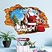 Christmas Wall Decals - Coerni Removable Waterproof Wall Stickers 27.6'' * 19.7''
