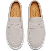 Journey West Suede Slip-on Penny Loafers Sneakers Shoes for Men