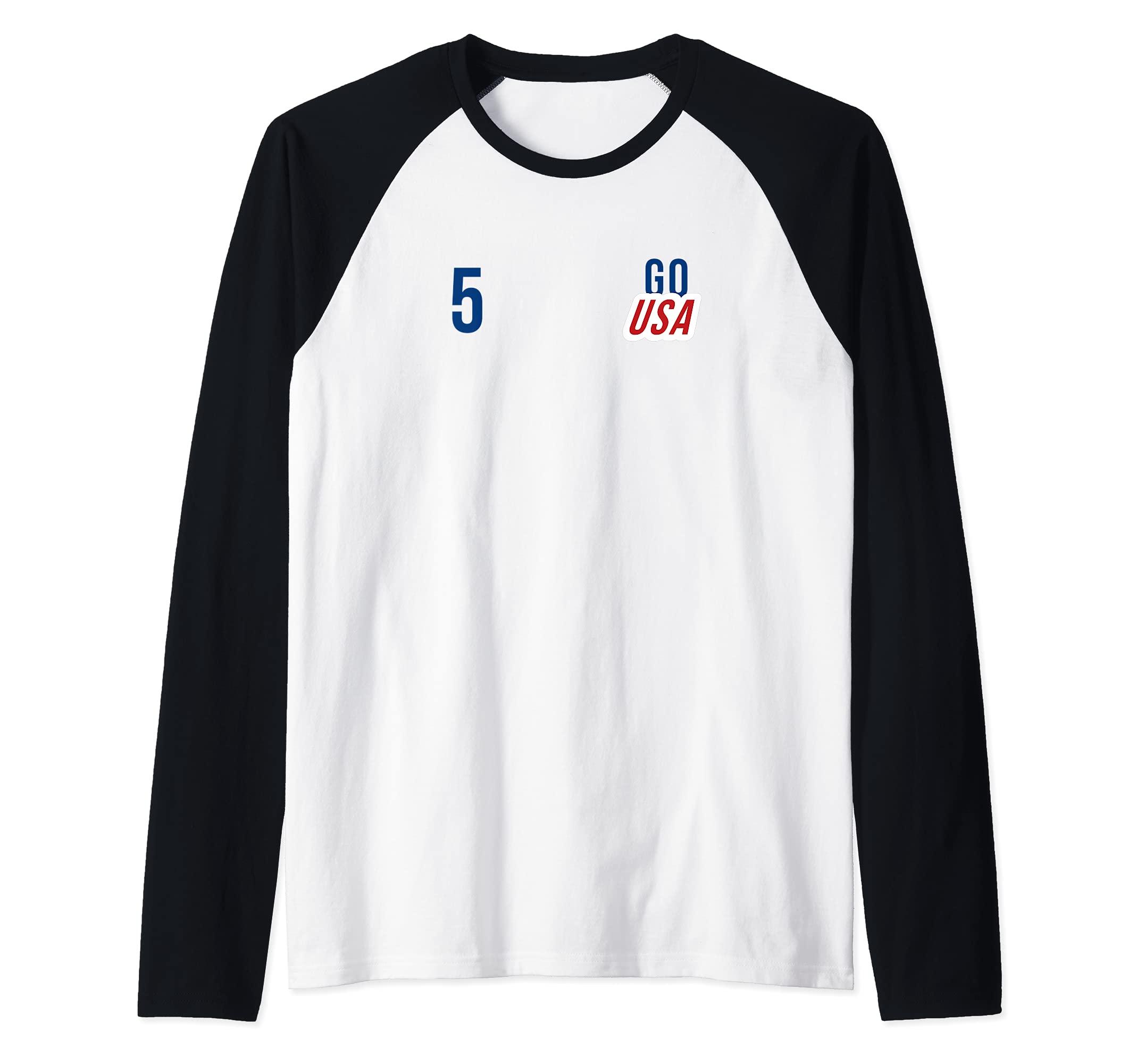 Flag United States Raglan Baseball Tee