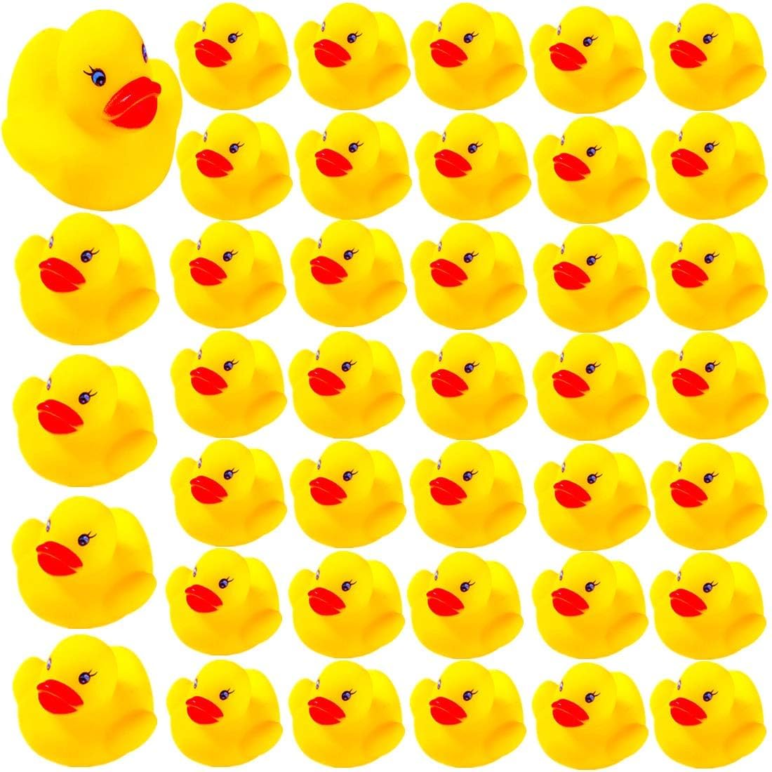 Photo 1 of DZTIAN 31-Pieces Float & Squeak Mini Rubber Duck Baby Bath Ducky Sound ShowerToys for Kids Celebrate The Joy of The Children