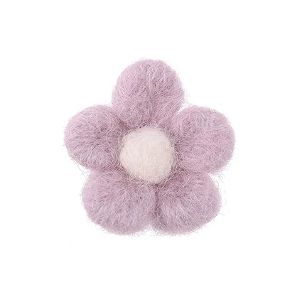 Supvox Boules De Feutre De Laine Colorées Mignonnes Fleurs