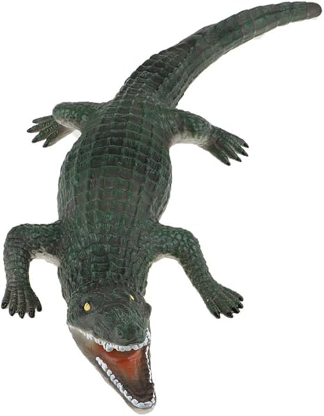 large plastic crocodile toy