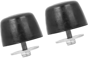 RATCHROLL 2 Pcs Black Rubber Bumper Cushion Hood Bump Stop for Jeep Wrangler JK 2018 KJ71051BK Replacement Car Parts