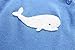 Auro Mesa Newborn Baby Knit Romper Blue Whale Infant Baby Clothes one Piece Baby Jumpsuits (3-6M)