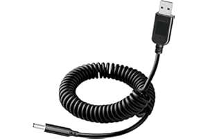 SYGGDERS Baby Car Camera Cable USB 5Vto DC5521 to USB 12V Power Spring Cable Adapter