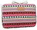 Kayond Red Snowflake Style Canvas Fabric 15-15.6 Inch for Laptop / Notebook Computer / Macbook Pro Sleeve Case Bag Cover, Ice Cream (15-15.6 Inches, Red Snowflake)