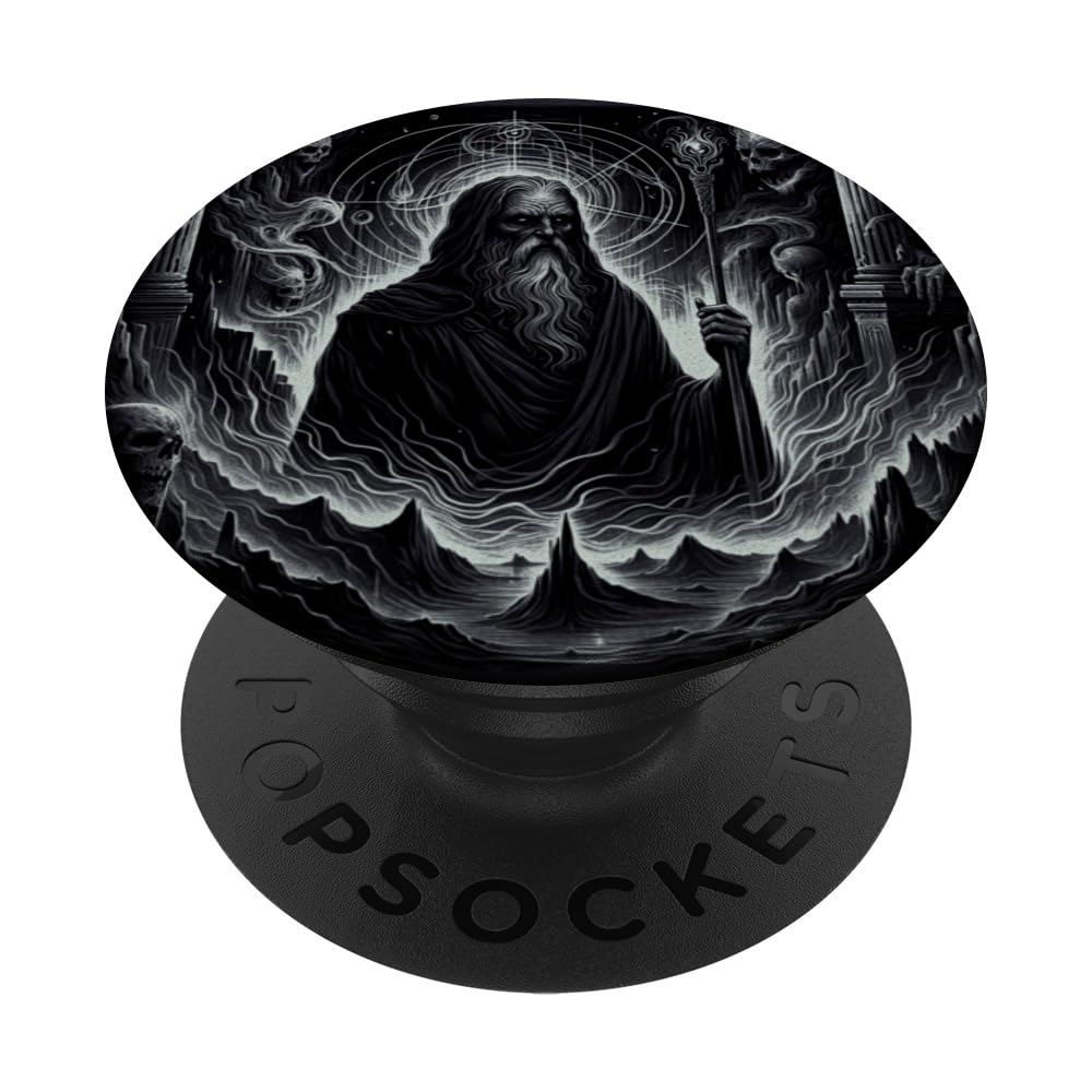 Gothic Fantasy Hades Pluto Dis Roman Greek Pantheon Noir PopSockets Swappable PopGrip