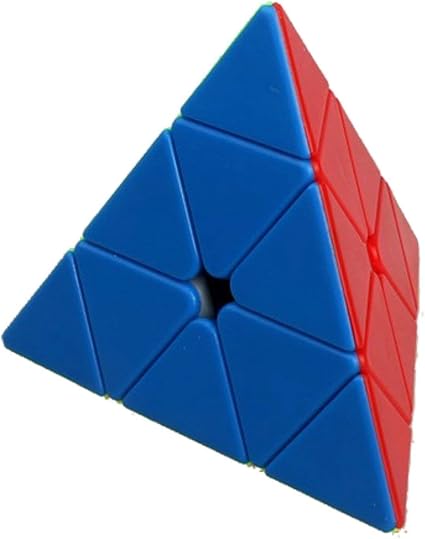 RDECom Jiehui Cube High Speed Pyramid Stickerless Triangle Rubik Cube Puzzle