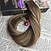 Moresoo Tape in Hair Extensions 18 Inch Brown Balayage Tape in Hair Extensions Human Hair Brown Fading to Blonde Tape Hair Extensions 20 Pieces 50 Grams 100% Natural Hair Extensions