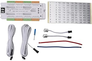 32 Channel Motion Sensor LED Stair Light Controller, Intelligent Automatic Cascaded Staircase Ladder Step Light Controller, 4