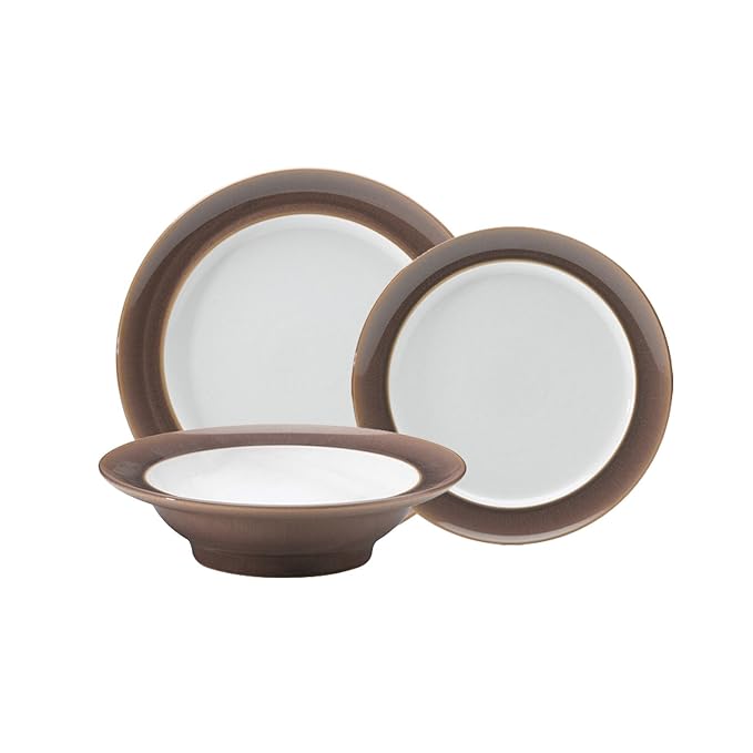 Denby Truffle Wide Rimmed Dinner Plate Amazon.co.uk Kitchen & Home