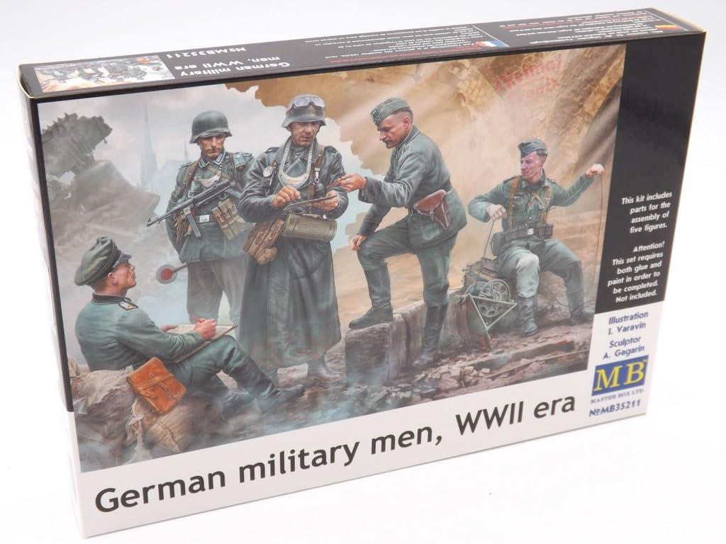Masterbox 1:35 - German Military Men, WWII era