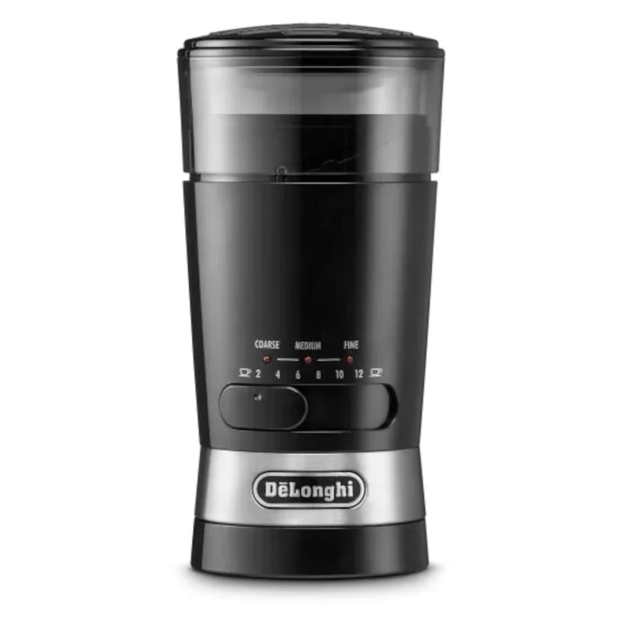 De'Longhi KG210 Electric Coffee Grinder, Stainless Steel, Black