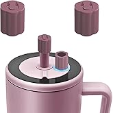 2 Pack Magnetic Straw Covers Compatible with Brumate Era 30&40 oz Tumblers,Silicone Straw Caps