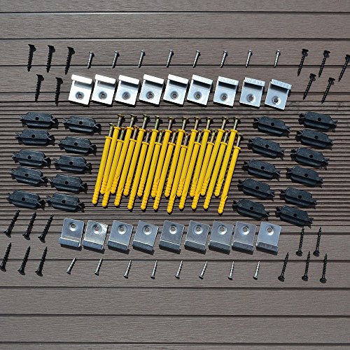 HOME DELUXE - WPC Terrassendielen SAMANA - Hellgrau, 30m² - Inkl. Unterkonstruktion und kompl. Zubehör I Terrassenboden… – Bild 7