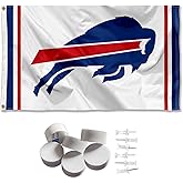 Buffalo Bills White Banner and Tapestry Wall Tack Pads
