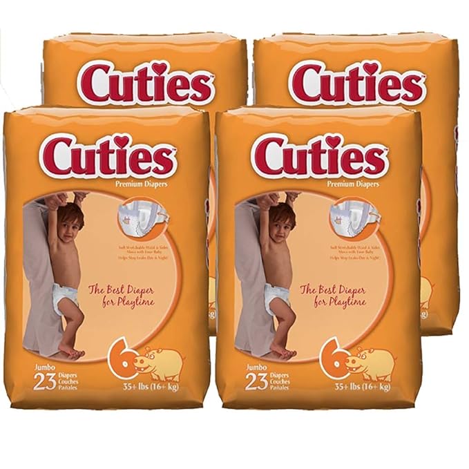 Buy Cuties Baby Diapers, Size 6, 23 Count (Pack of 4) Online at Low