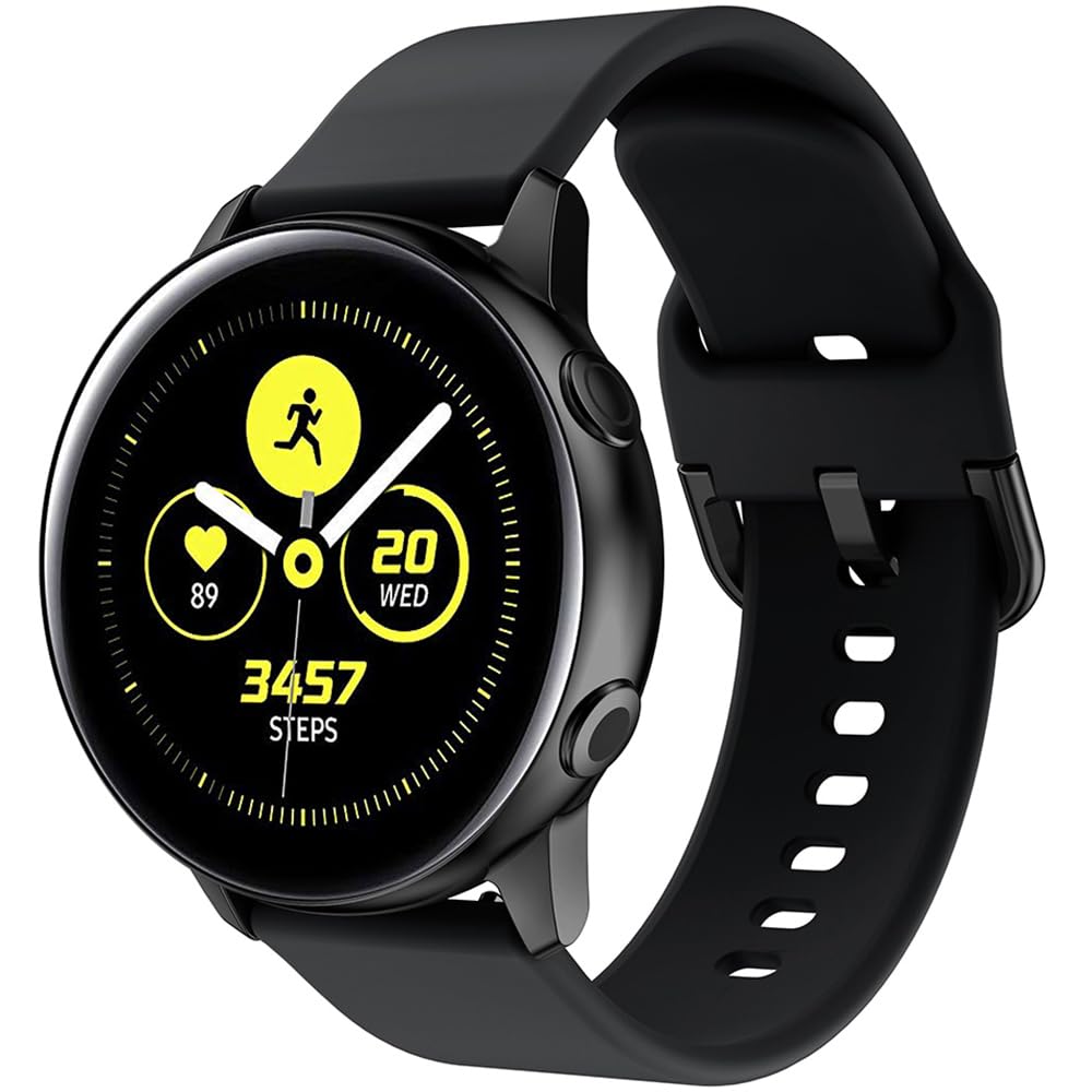 FYISWHO Silicone Watch Strap for Amazfit GTS 4/4 Mini/3/GTS 2/2e/2Mini/GTR Mini/GTR 42mm, 20mm Bracelet Sport Replacement Band for Amazfit Active 2/Active 3/Bip 3/3 Pro/U/U Pro/S/S Lite