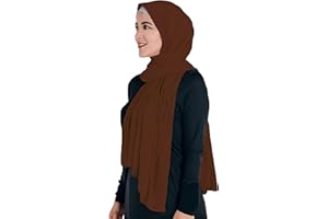 Lina & Lily Non-see-through Jersey Modal Hijab Head Scarf Wrap for Muslim Women