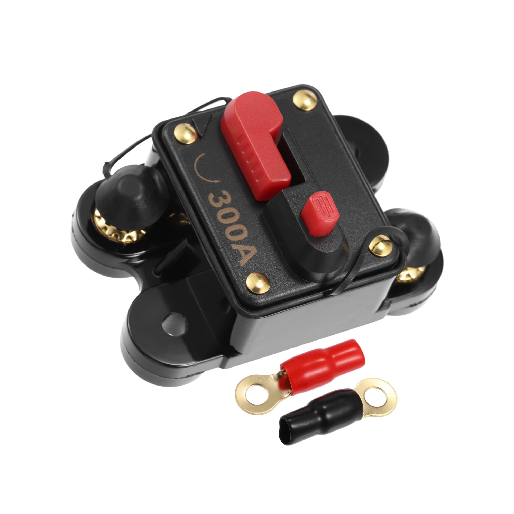 INFINAUTO 1 Set 300A Car Circuit Breaker with Manual Reset Waterproof Stylish Design