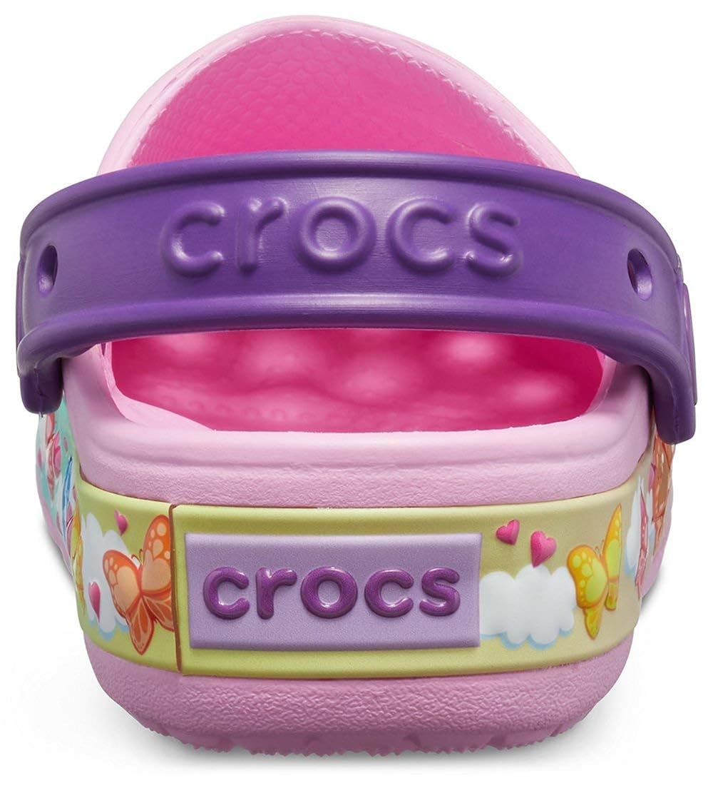 Crocs Kids Boys and Girls Butterfly Band Light Up Clog Shoes Clogs & Mules