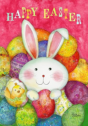 Happy Easter House Flag Holiday Briarwood Lane 28