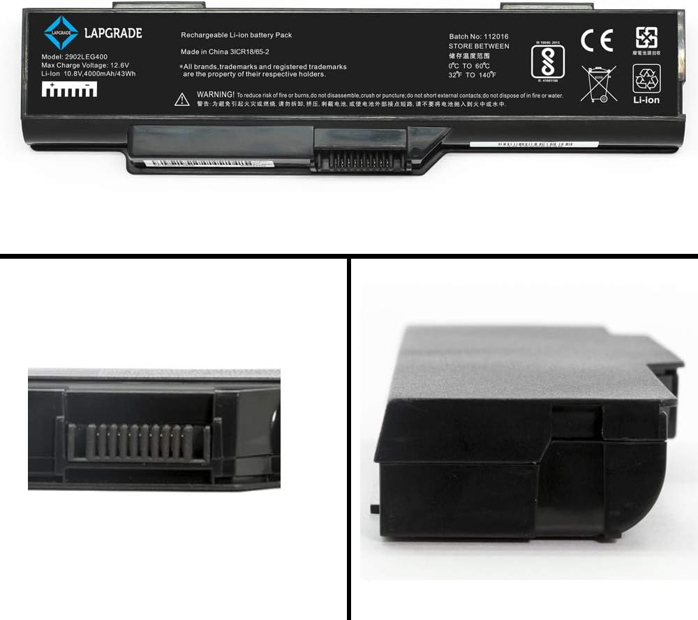 Lapgrade Laptop Battery for Lenovo C510 C460 C461 C462 C465 C467 Series (Black)