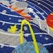 HUAHOO Kids Round Rug Solar System Learning Area Rug Children's Fun Area Rug - Non Slip Bottom (NASA Stars, 39