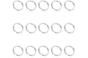 15PCS M14 Oil Drain Plug Gasket Keep Seal Oil,Aluminum Oil Plug Crush Washer Compatible with Kawasaki Honda Yamaha Suzuki Tri