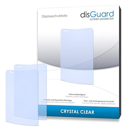 disGuard® Displayschutzfolie [Crystal Clear] kompatibel mit Sonim XP7 [4 Stück] Kristallklar, Transparent, Unsichtbar, Extrem