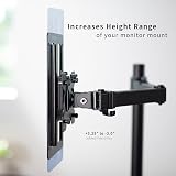 VIVO Height Adjustable VESA Adapter STAND-VAD3 for Monitors Up to 27 Inches view 9