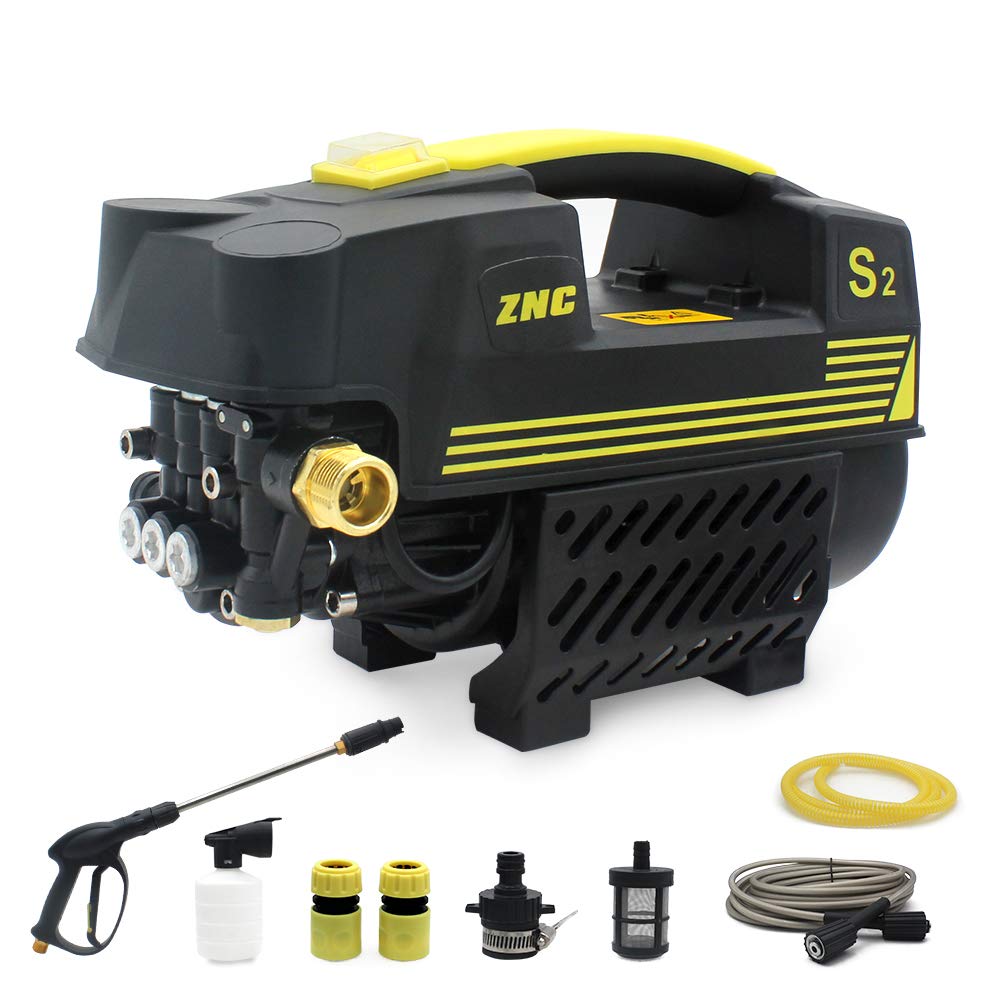 LVYUAN Pressure Washer 1200 PSI 1500W 100bar Electric BRUSHLESS Technology Ultra Low Sound