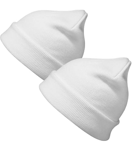 Cap911 Unisex Plain 12-Inch Long Red Beanie Soft Winter Hats