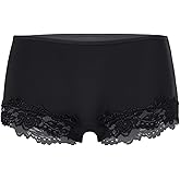Verano women Lace Flower Edge panties High Waist shaping Sexy lace Seamless lingerie silky shorts
