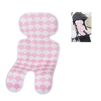 pink pushchair liner