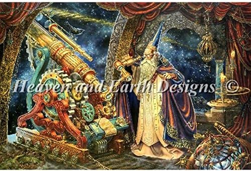 Heaven And Earth Designs Haed 刺繍 クロスステッチ 図案 Mini The Astronomer 並行輸入品 Cornerstonechimney